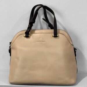 NANETTE LEPORE Taupe Full Zip DOME Tote Handbag